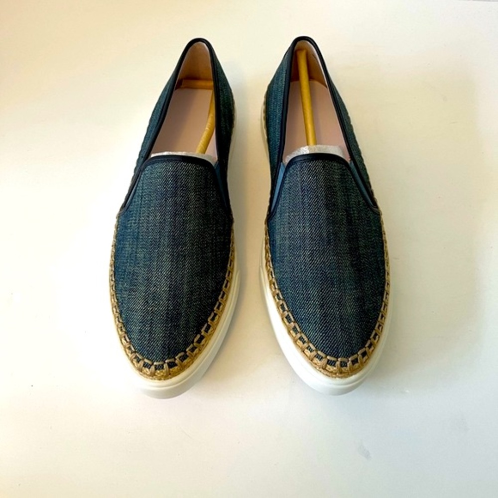 Kate Spade 'Cory" Slip-On Sneakers, Denim Blue, size 6 1/2